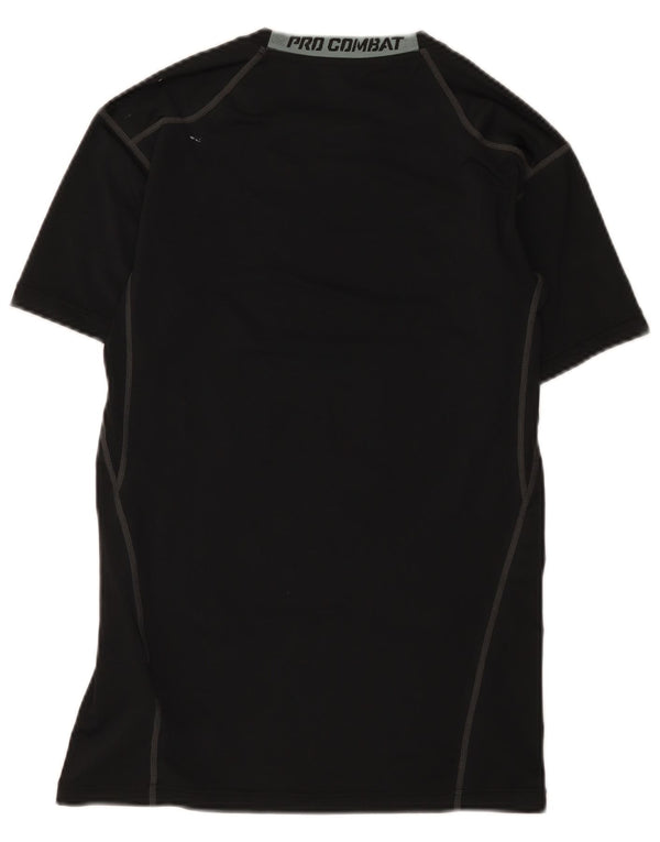 T-shirt grafica Nike Dri Fit da donna, taglia UK 16, grande, poliestere nero