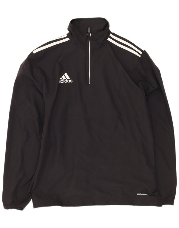 Top da tuta Adidas Clima Proof Pullover da uomo UK 34/36 Small Nero