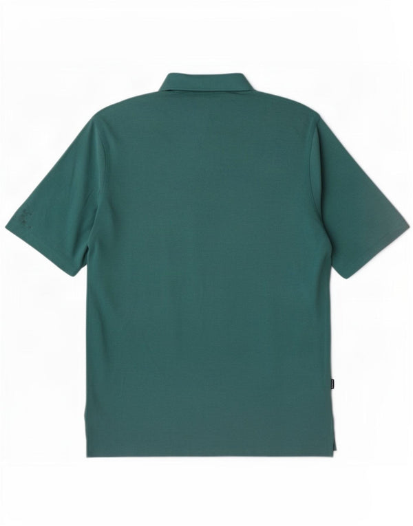 Polo Adidas da uomo UK 40/42 cotone verde medio