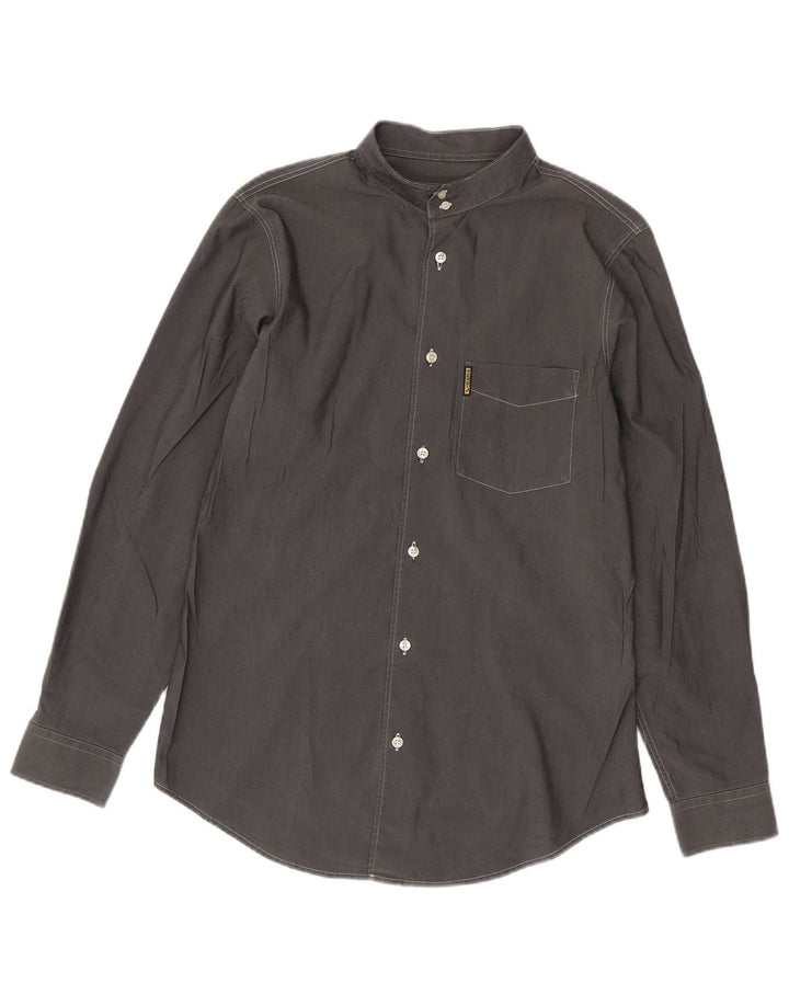 Camicia Armani Jeans Uomo Grande Grigia