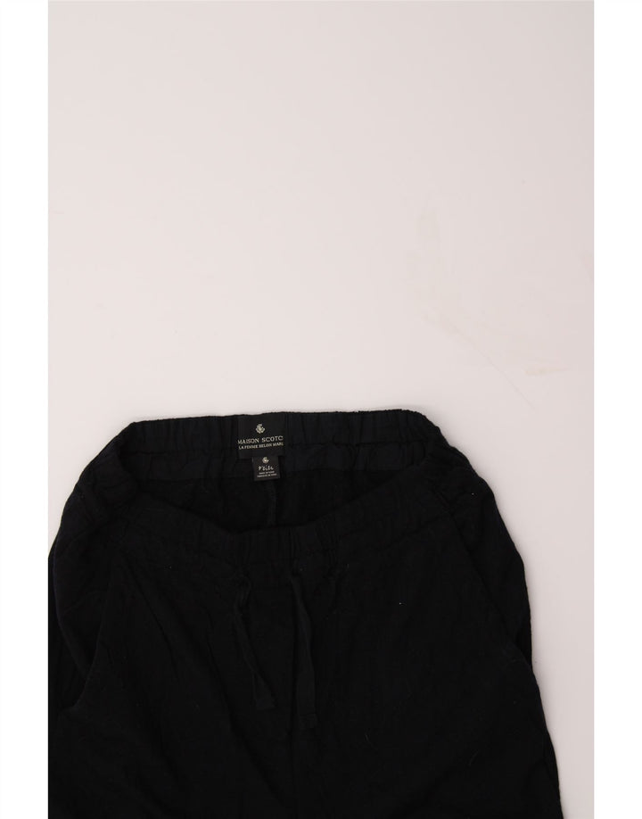 MAISON SCOTCH Womens Tracksuit Trousers UK 10 Small  Black Cotton Vintage Maison Scotch and Second-Hand Maison Scotch from Messina Hembry 