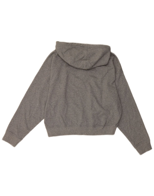 Maglione con cappuccio corto grafico da donna Champion UK 14 Cotone grigio medio