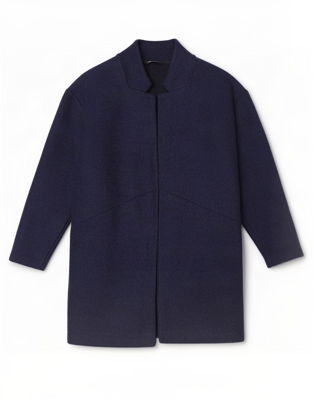 Cappotto aperto da donna Marks & Spencer UK 12 medio blu navy