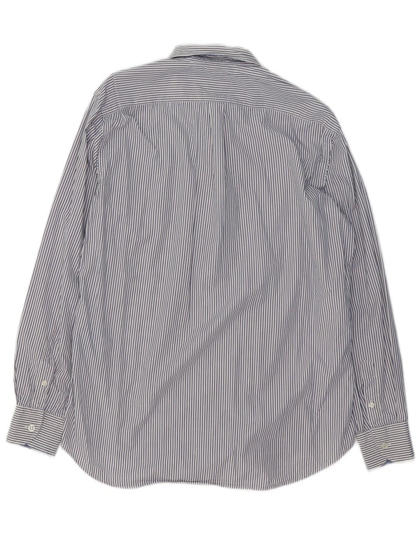 Camicia da uomo vestibilità regolare HARMONT & BLAINE XL cotone gessato blu