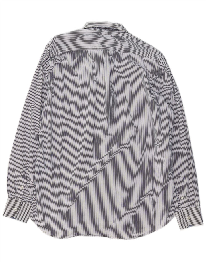 Camicia da uomo vestibilità regolare HARMONT & BLAINE XL cotone gessato blu