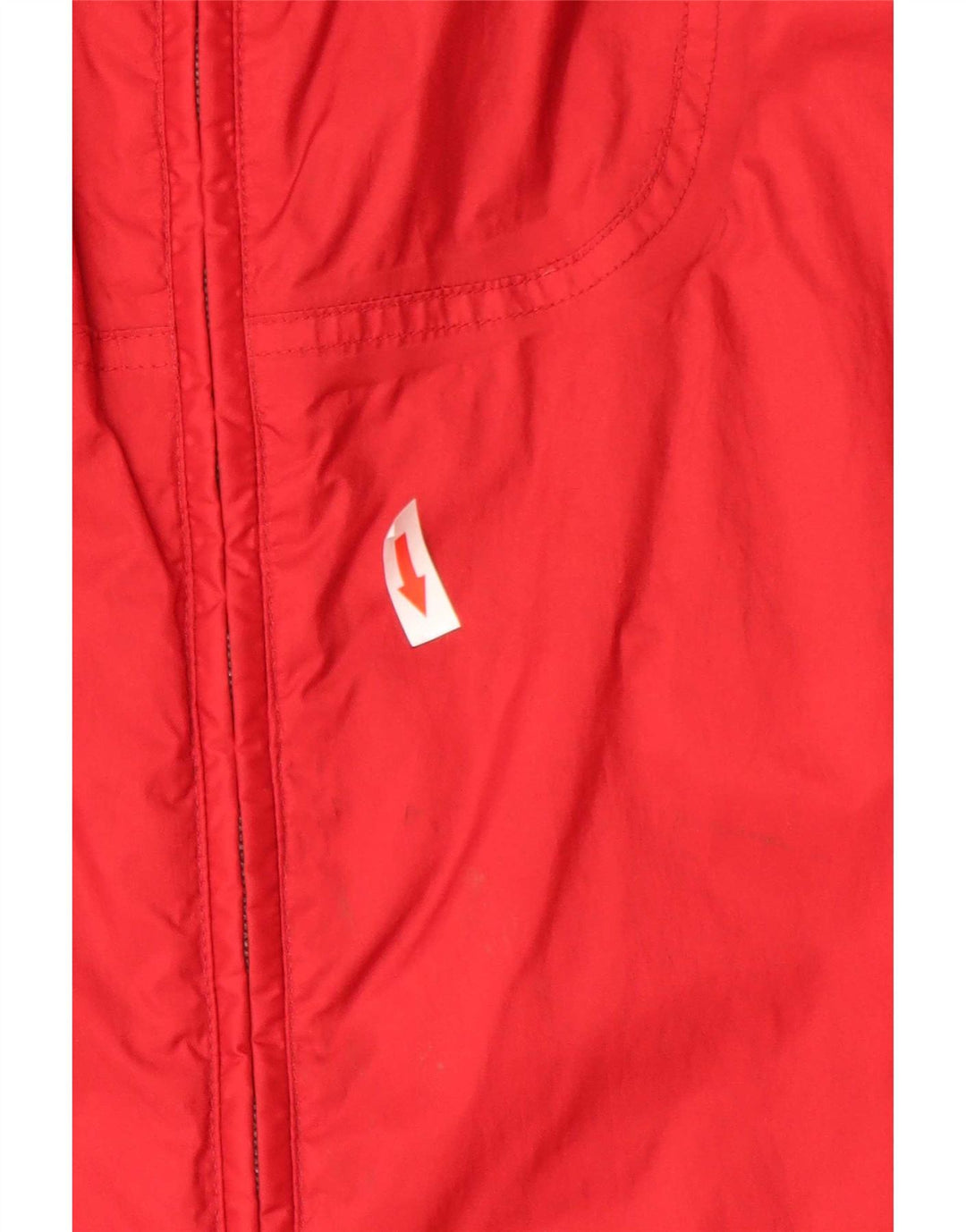 Giacca antipioggia da uomo Adidas con cappuccio UK 44/46 Large Rosso Poliammide
