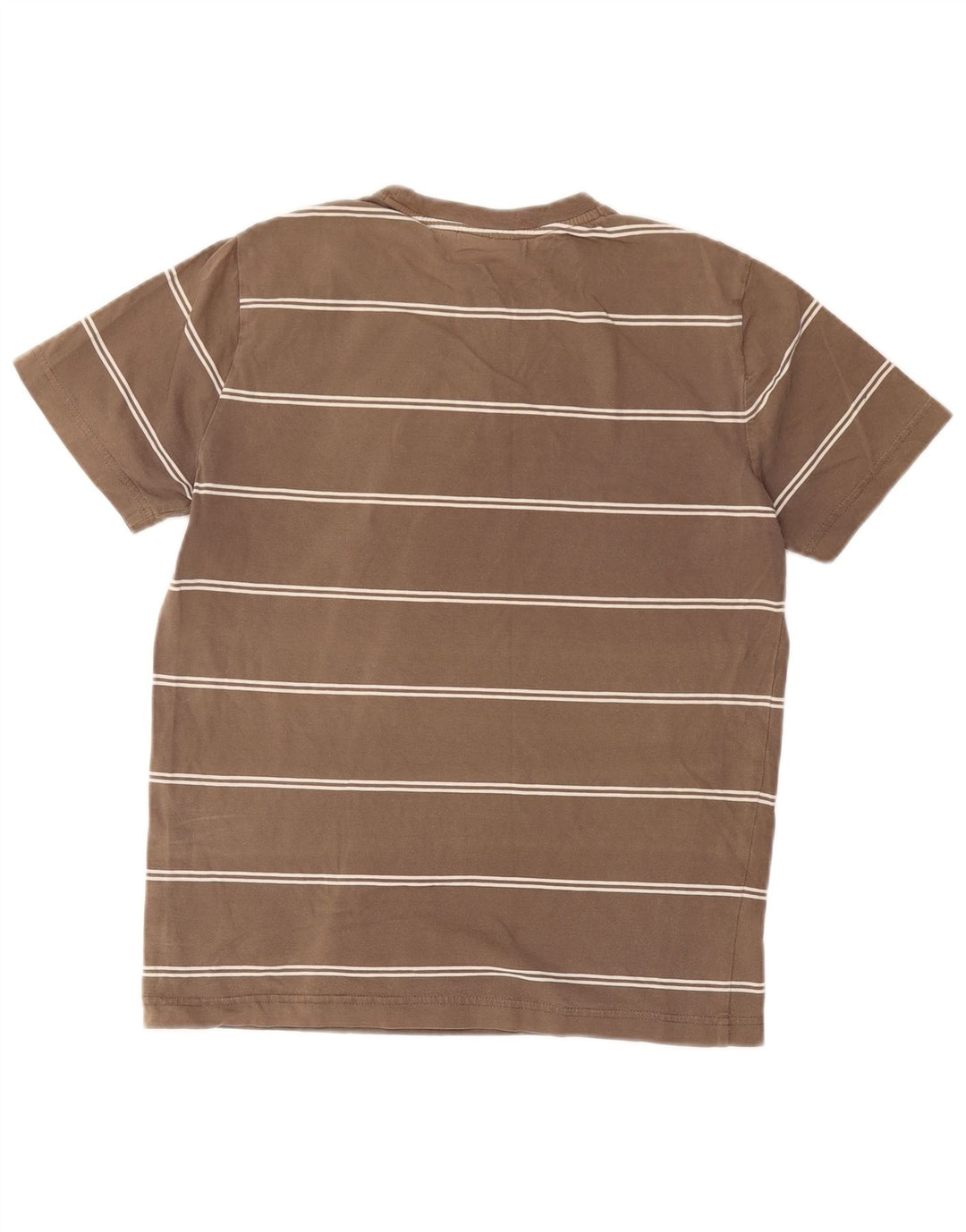 Converse T-shirt grafica da uomo Top in cotone a righe marrone medio