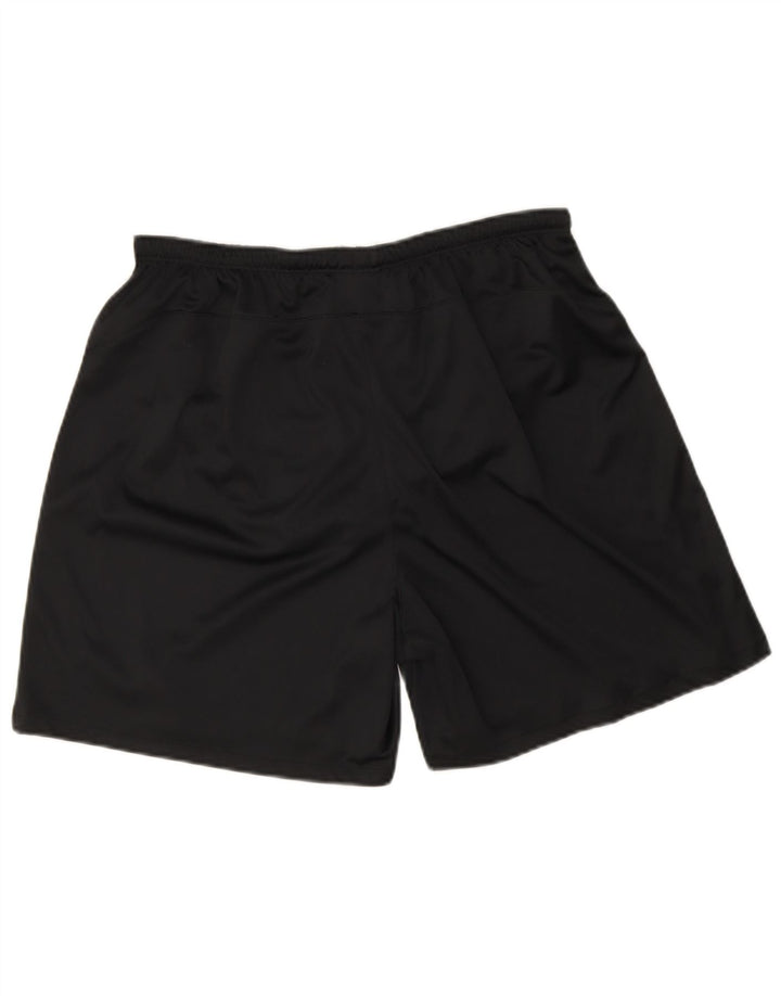 Pantaloncini sportivi Nike Dri Fit da uomo, grandi, in poliestere color block nero