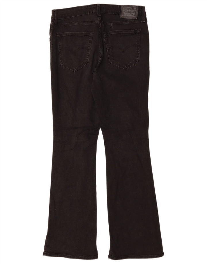 Jeans Levi's da donna 725 bootcut a vita alta W31 L30 cotone nero