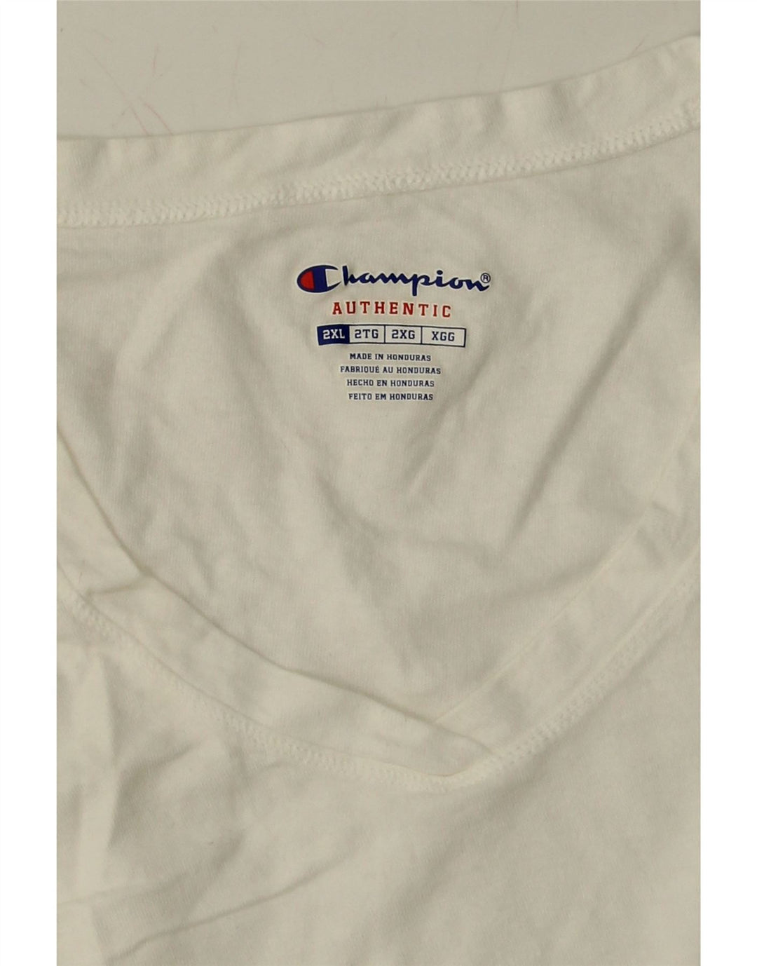 CHAMPION Womens Vest Top UK 20 2XL White Cotton Vintage Champion and Second-Hand Champion from Messina Hembry 