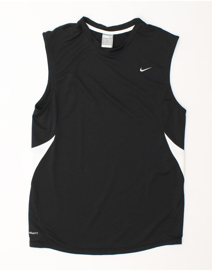 Canotta Nike da uomo UK 39/41 Medium Black Colourblock