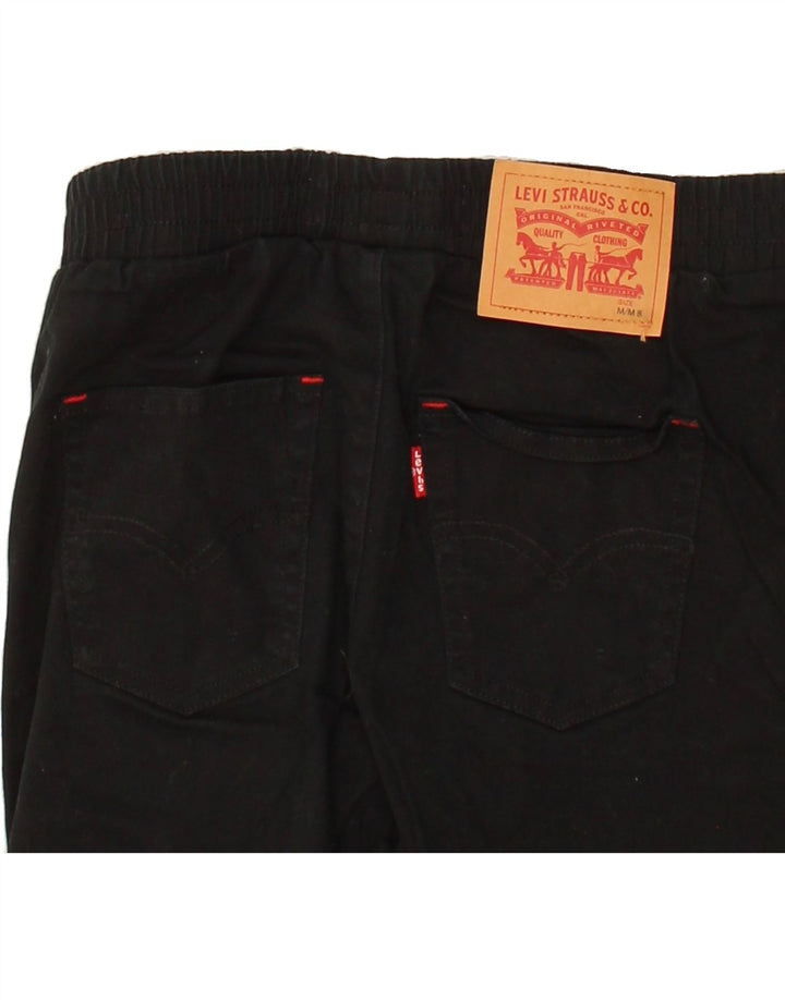 LEVI'S Boys Slim Fit Bermuda Shorts 7-8 Years Medium W24  Black Cotton Vintage Levi's and Second-Hand Levi's from Messina Hembry 