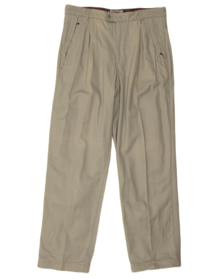 Pantaloni chino da uomo POP 84 con pegging W34 L34 viscosa verde