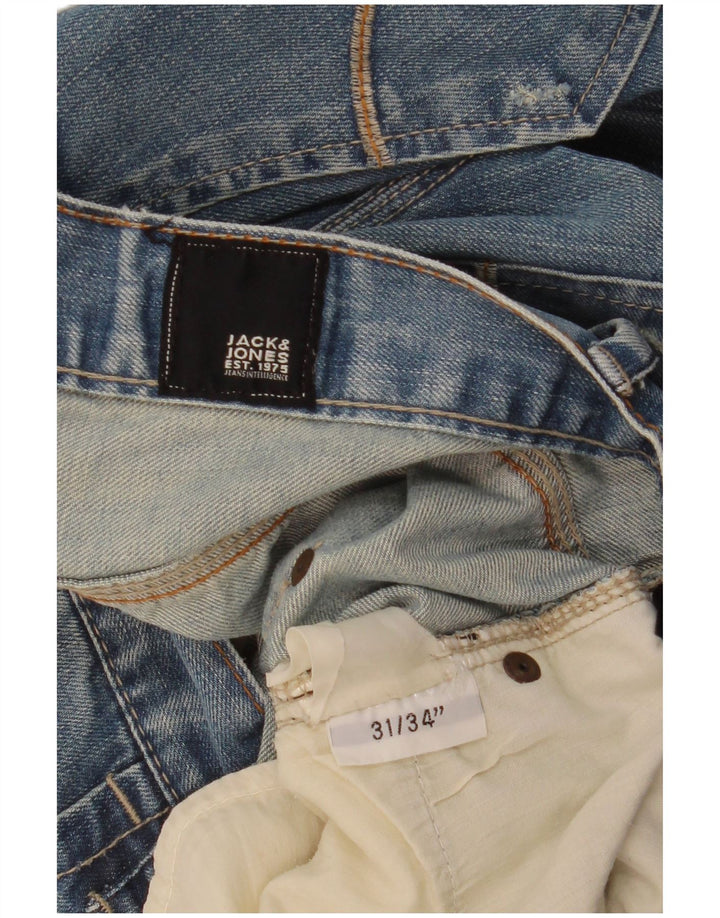 Jeans dritti da uomo Jack & Jones W31 L30 Blu