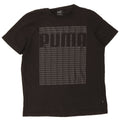 T-shirt grafica da uomo Puma Top XL in cotone nero