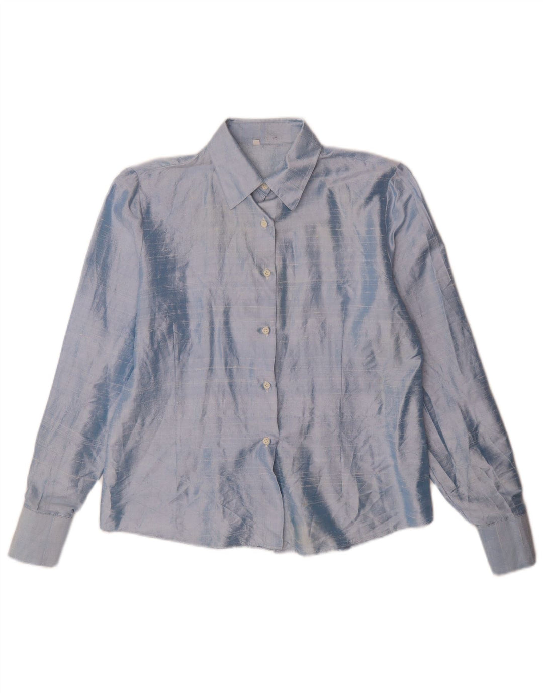 Camicetta camicia vintage da donna IT 48 XL Blu