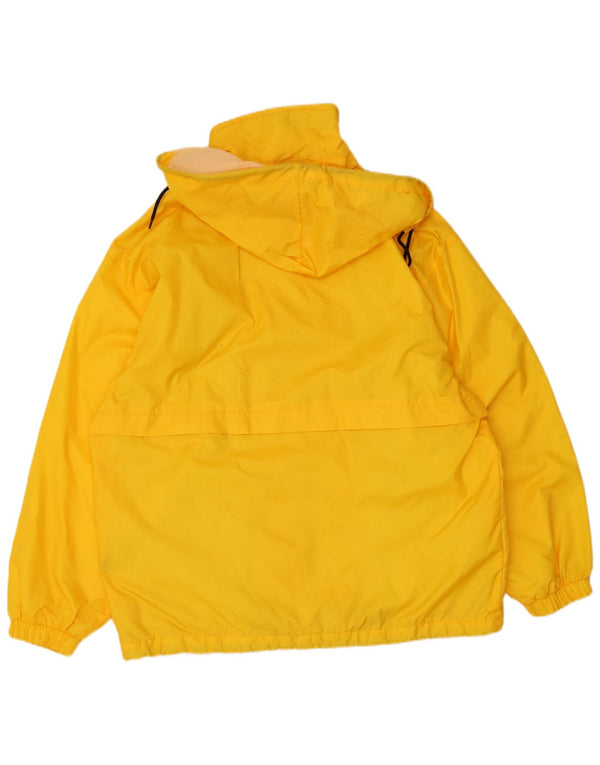 Giacca antipioggia con cappuccio da uomo Brugi UK 40 Large Giallo in poliammide