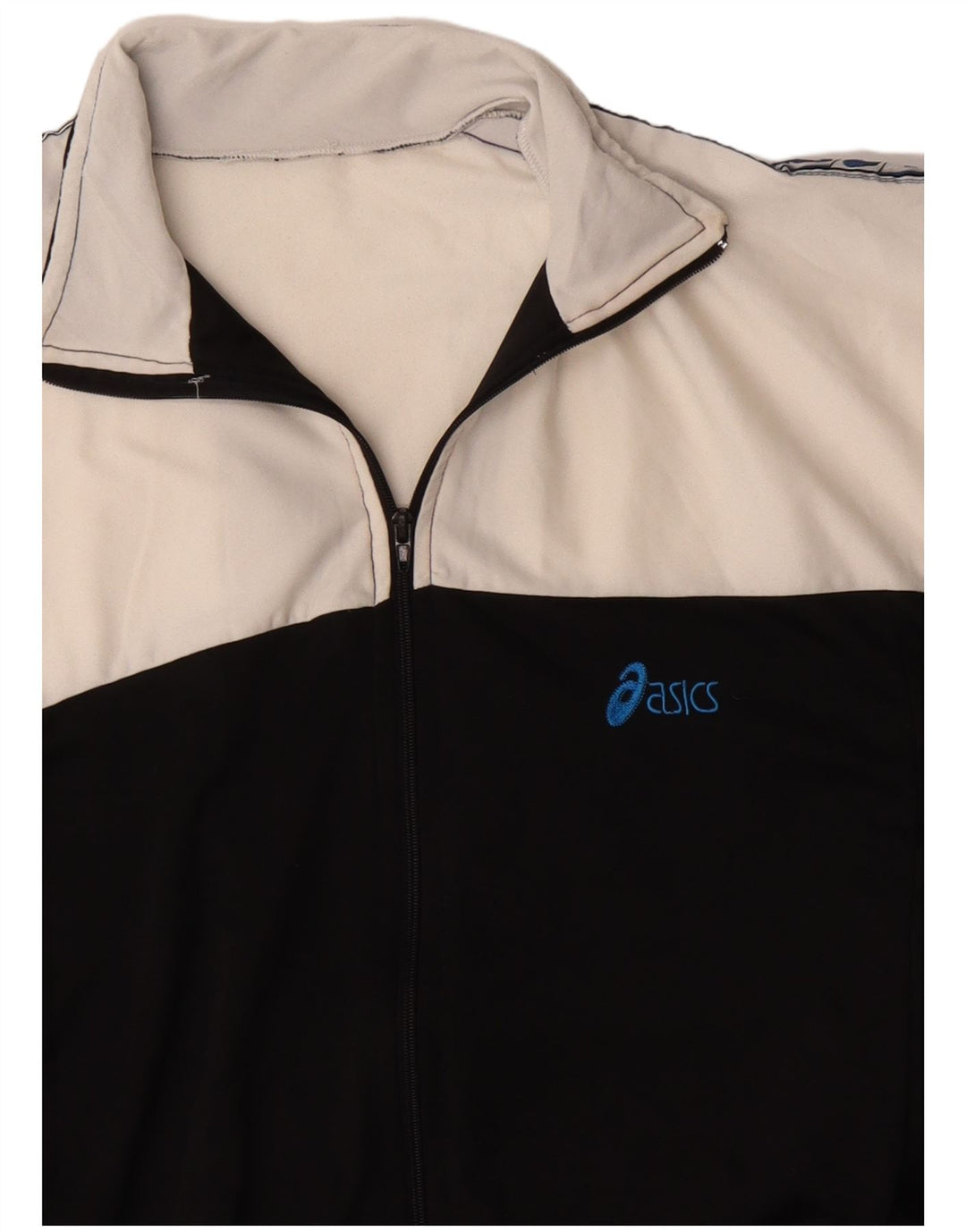 Giacca sportiva ASICS da uomo con grafica, giacca grande, color block nero