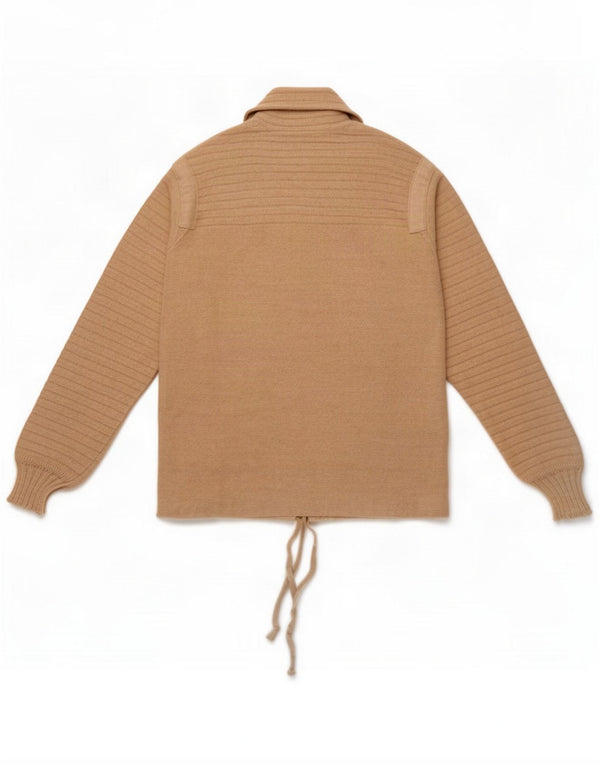Maglione cardigan da uomo vintage UK 12 Beige medio