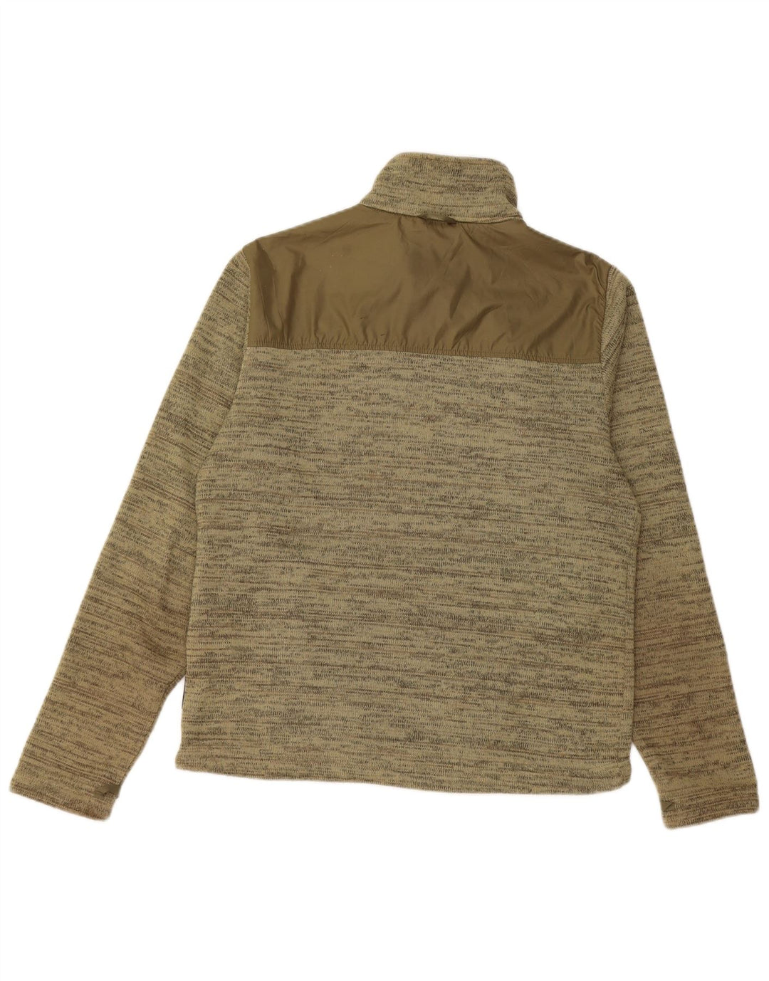 JACK WOLFSKIN Giacca da tuta da uomo piccola in poliestere screziato color kaki