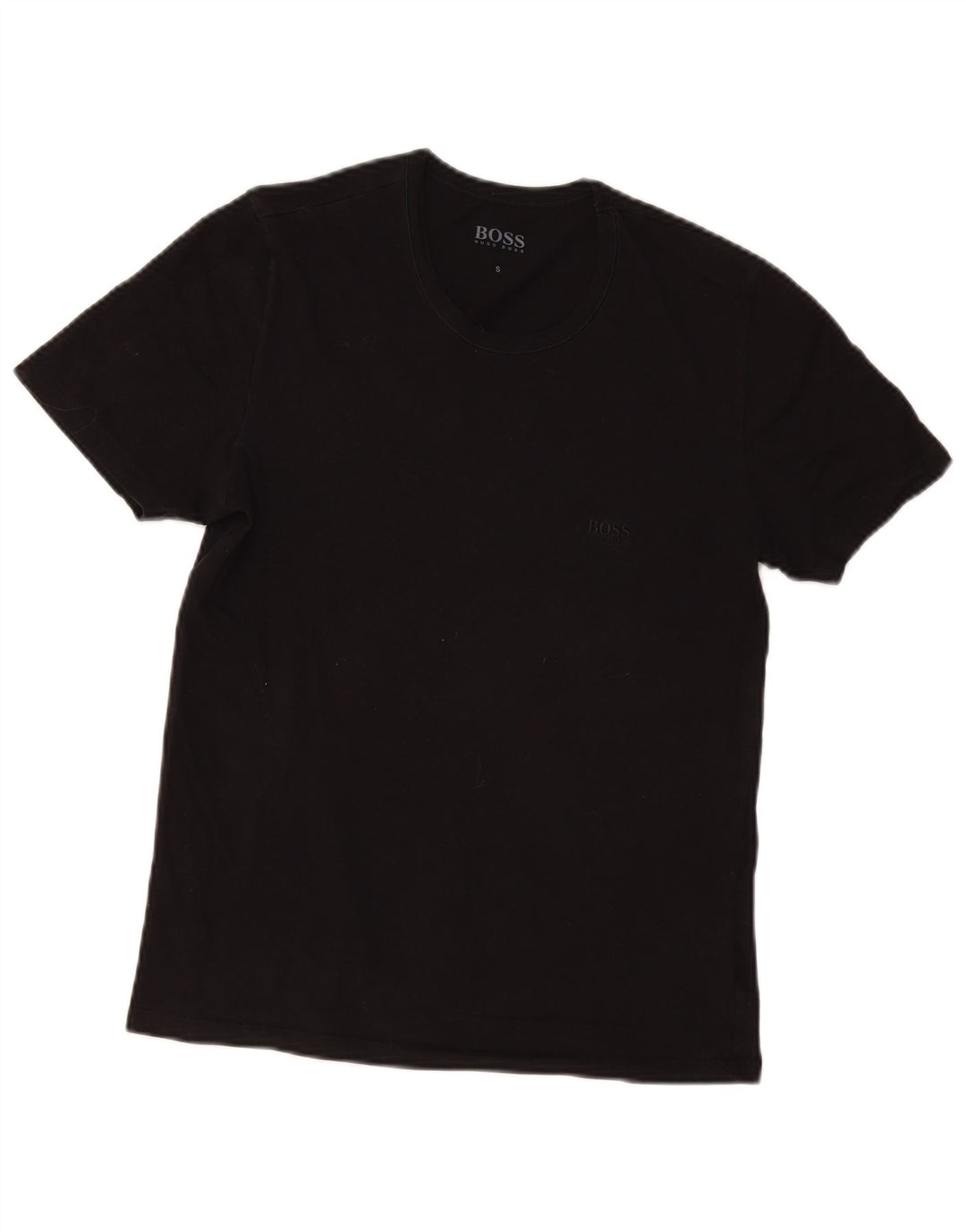T-shirt da uomo Hugo Boss Top piccola in cotone nero