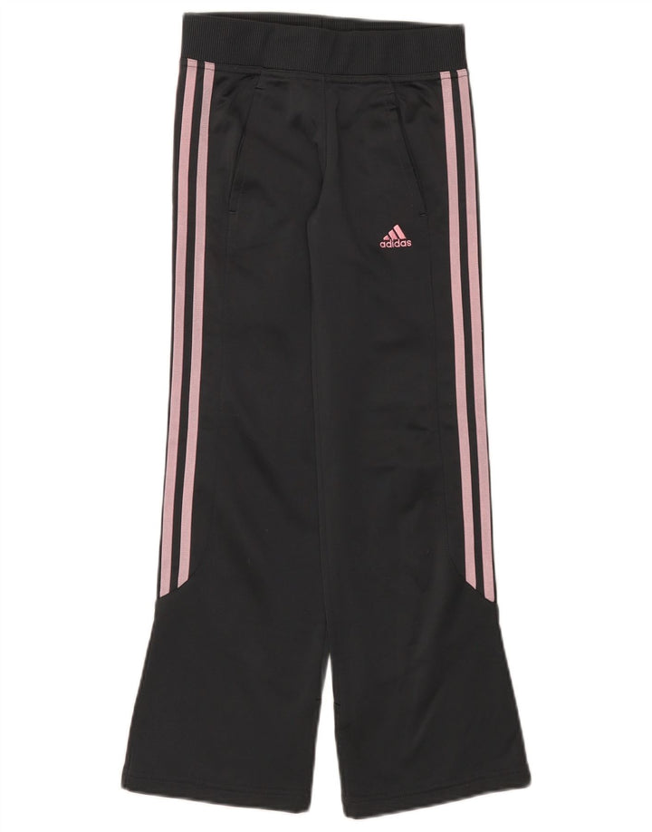 Pantaloni Tuta Adidas Bambina 9-10 Anni Poliestere Grigio