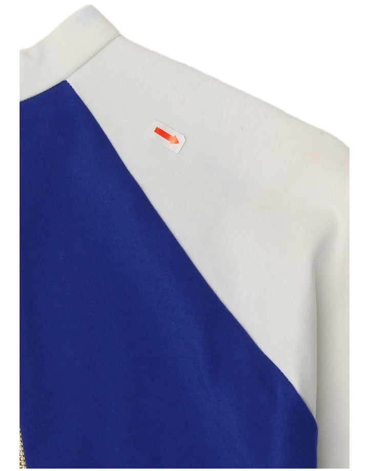 KAREN MILLEN Abito aderente da donna UK 12 Blu medio Colourblock moderno