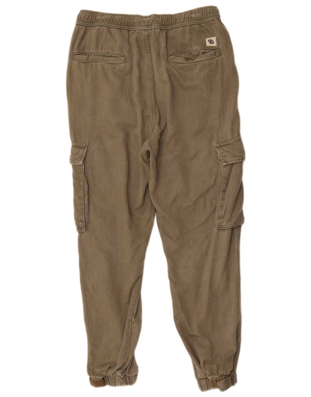 Pantaloni cargo da jogging da uomo Zara medi W31 L26 Lyocell kaki