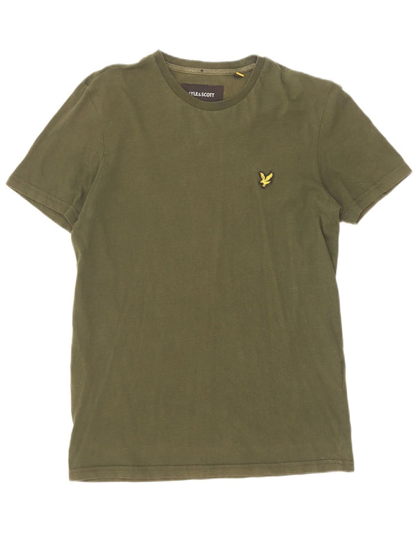 T-shirt da uomo Lyle & Scott Top piccola in cotone kaki