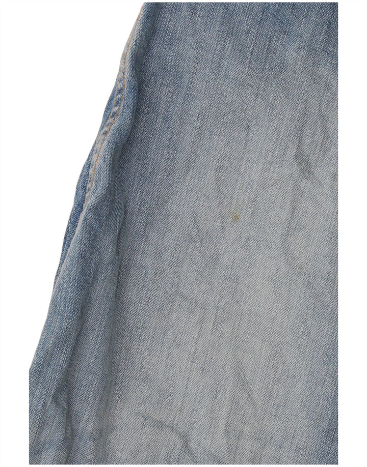 Pantaloncini di jeans Colton da uomo Wrangler W33 cotone blu medio