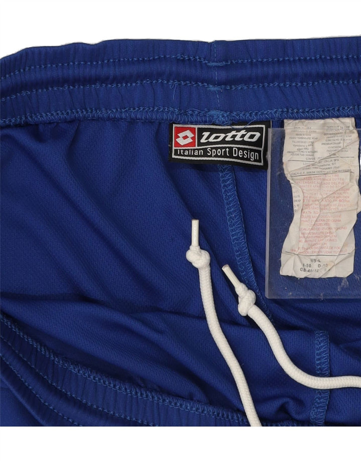 LOTTO Mens Sport Shorts Large  Blue Polyester Vintage Lotto and Second-Hand Lotto from Messina Hembry 