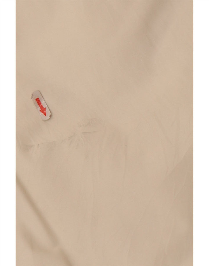Cappotto imbottito con cappuccio da donna canadese IT 44 cotone bianco sporco medio
