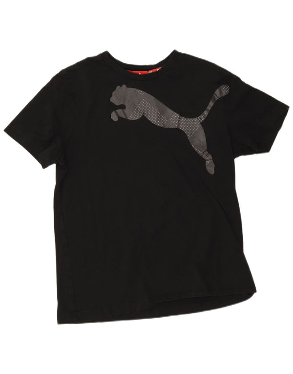 T-shirt grafica da uomo Puma Large nera