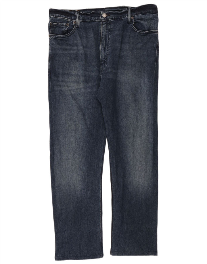 Levi's Uomo 513 Slim Jeans dritti W40 L28 Cotone Blu
