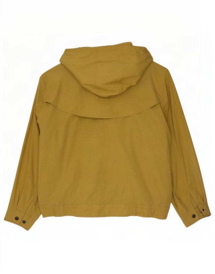 Giubbotto bomber con cappuccio vintage da uomo UK 42 XL giallo