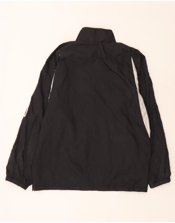 Top da tuta pullover da uomo Adidas UK 40/42 Medium Nero Colourblock