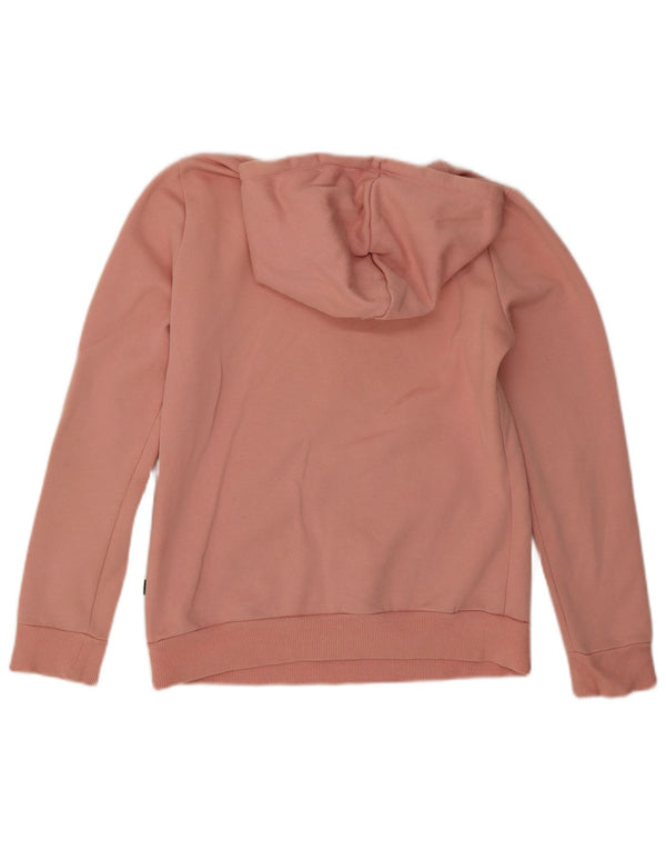 Felpa con cappuccio grafica da donna Puma UK 10 piccola in cotone rosa