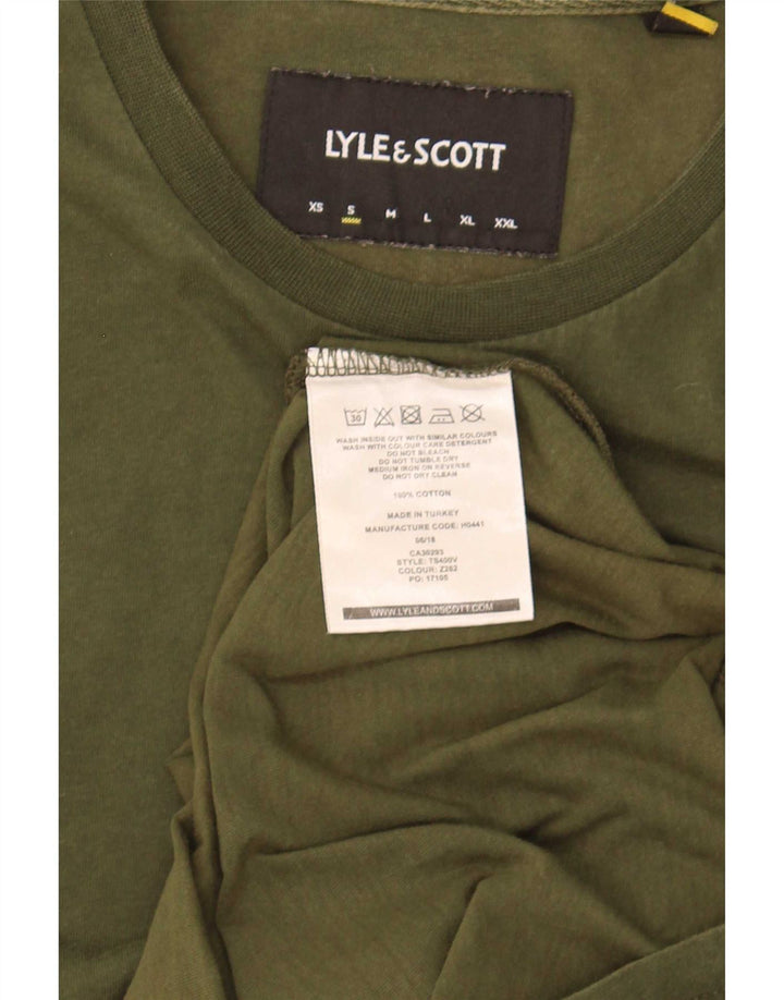 T-shirt da uomo Lyle & Scott Top piccola in cotone kaki