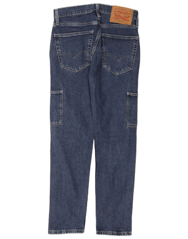 Jeans Levi's da donna 502 Hi-ball Cargo affusolati W27 L29 cotone blu