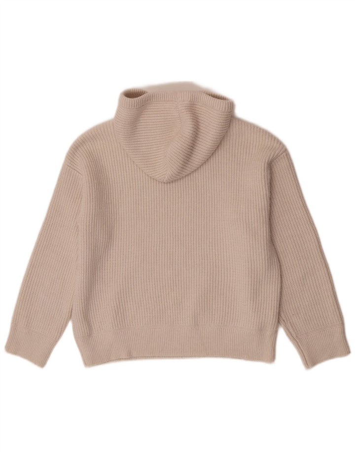 Maglione con cappuccio da donna Marks & Spencer UK 14 Poliestere beige medio