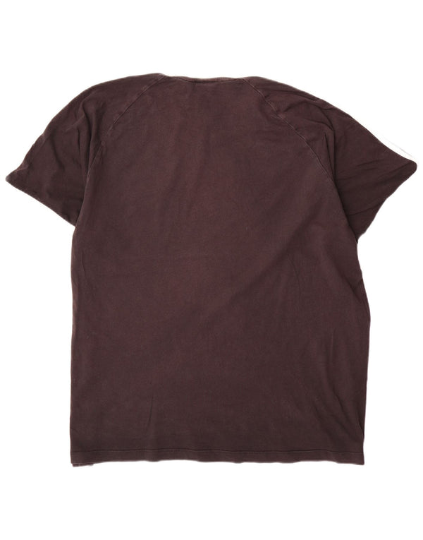T-shirt da uomo Adidas Top 2XL in cotone color block nero