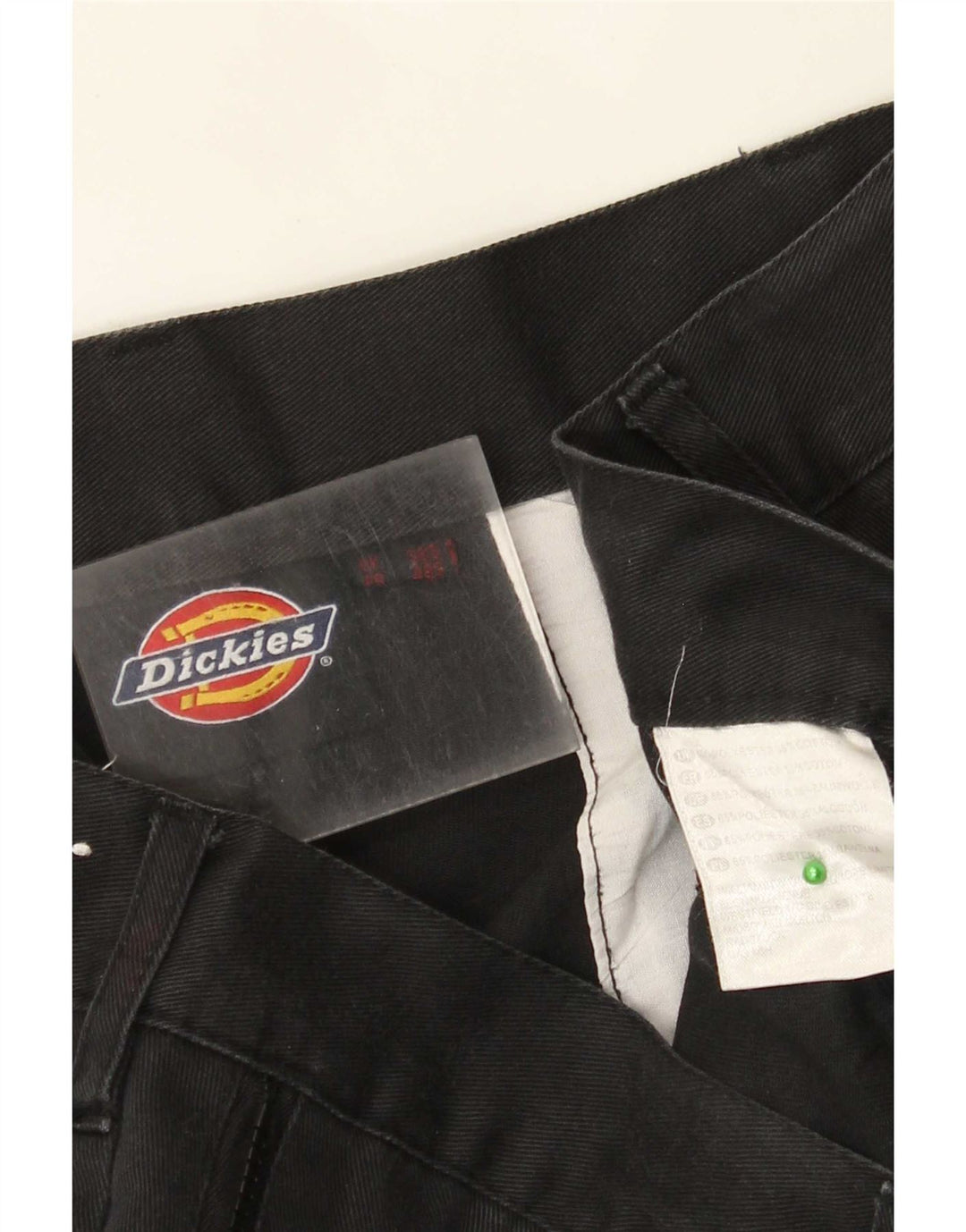 Pantaloni cargo dritti da uomo Dickies W38 L29 poliestere nero