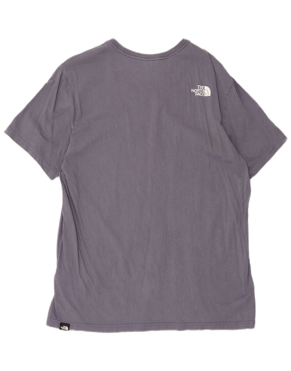 T-shirt grafica da uomo The North Face Top grande in cotone grigio