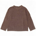Maglione girocollo oversize da donna Zara UK 10 piccolo poliestere grigio
