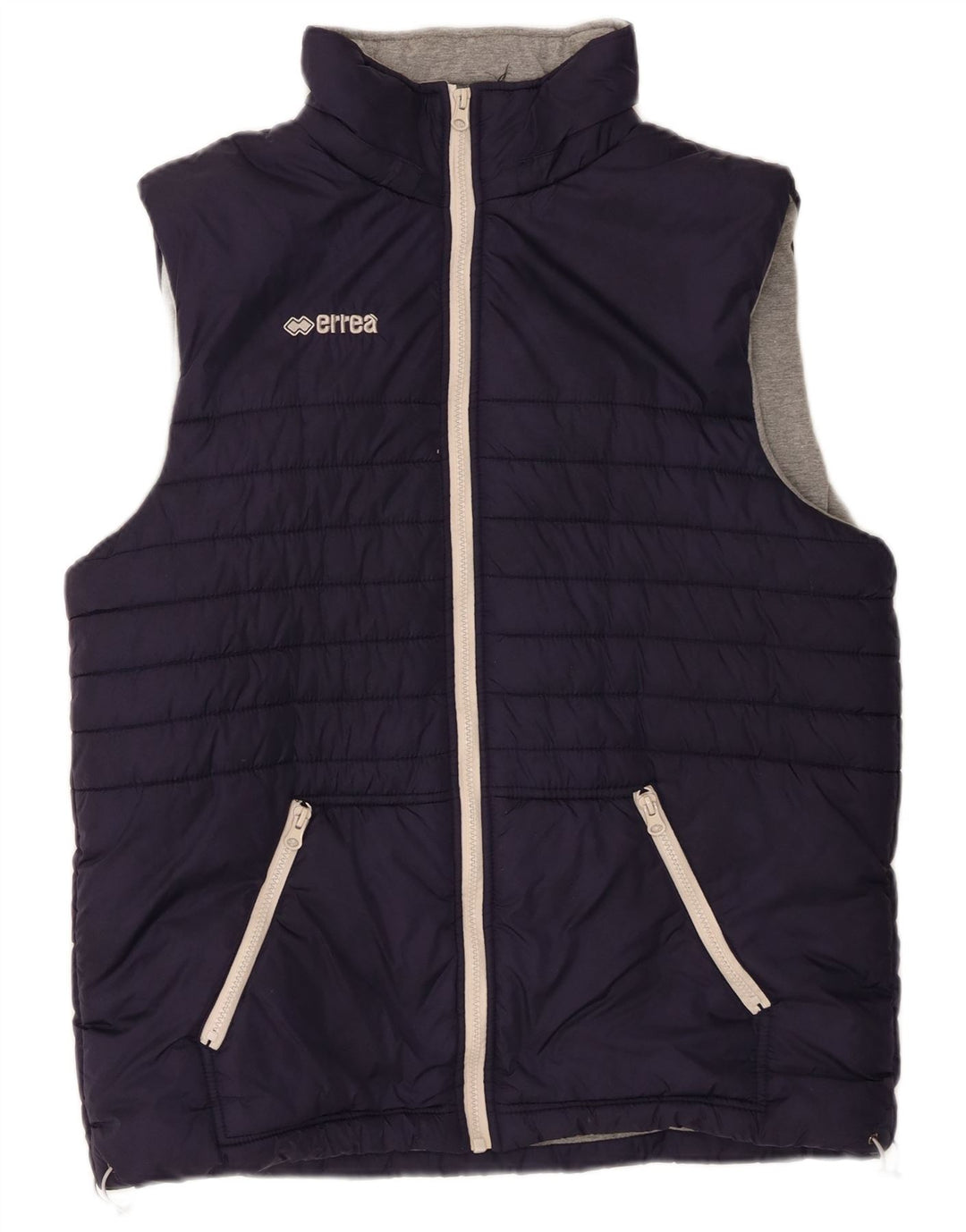 Gilet Imbottito da Uomo Errea UK 40 Large Blu Navy Nylon