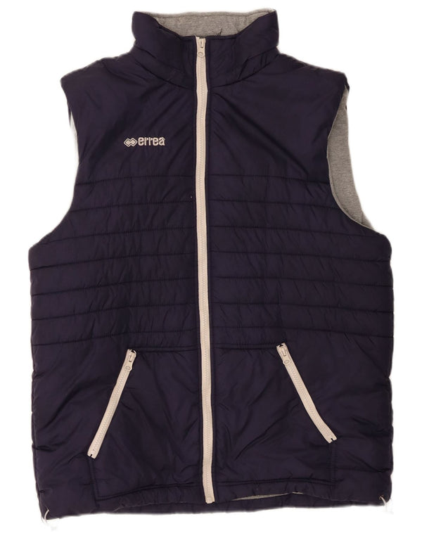 Gilet Imbottito da Uomo Errea UK 40 Large Blu Navy Nylon