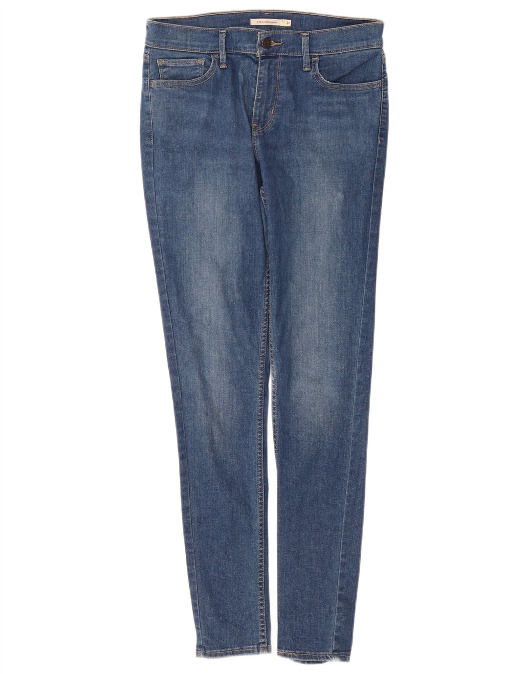 Jeans Levi's 710 Super Skinny da donna W31 L32 Blu