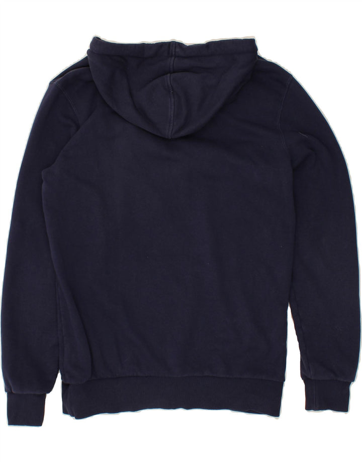 PUMA Mens Hoodie Jumper Small Navy Blue Cotton Vintage Puma and Second-Hand Puma from Messina Hembry 