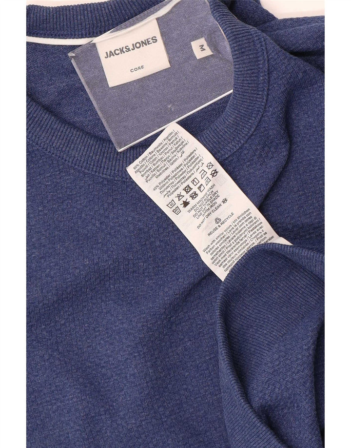 Felpa da uomo Jack & Jones in cotone blu medio