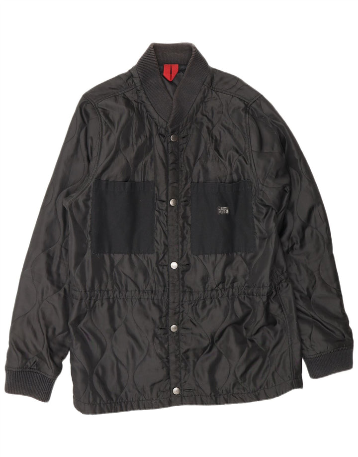 Giacca trapuntata da uomo DIESEL UK 38 poliestere nero medio